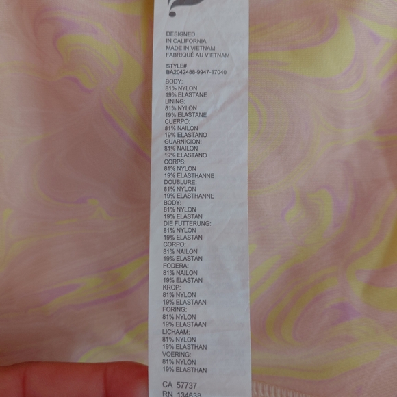 FABLETICS SIZE M , REVERSIBLE MIDI SPORT BRA . - Picture 9 of 12